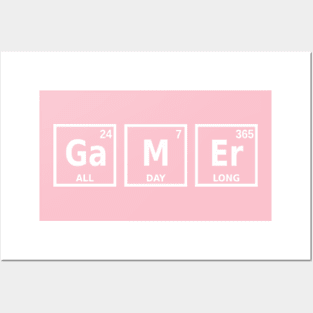 Gamer Elements logo Posters and Art